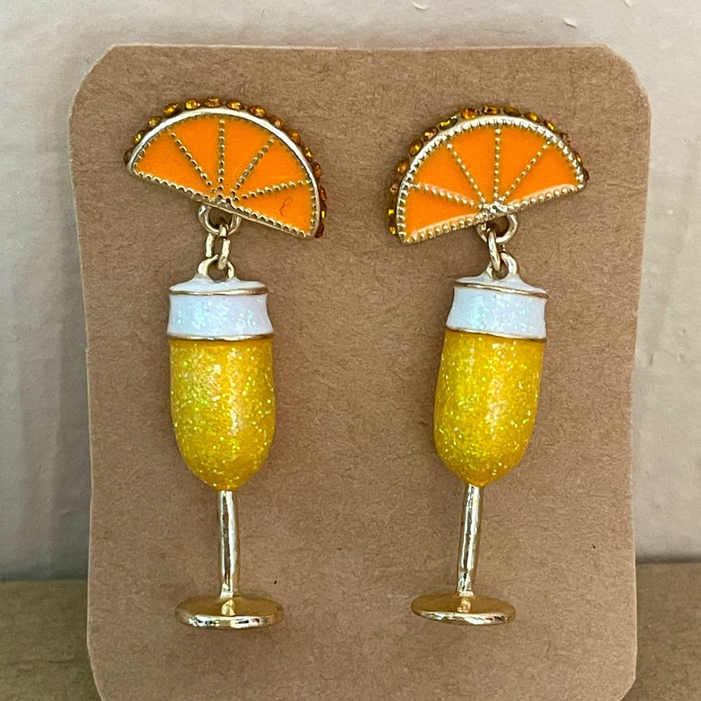 Betsey Johnson 🍊🥂Mimosa Earrings
